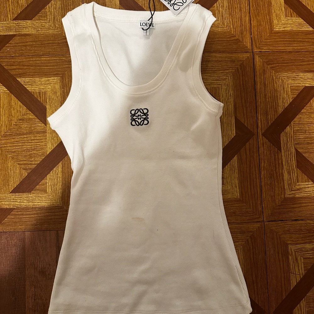 Loewe white tank top